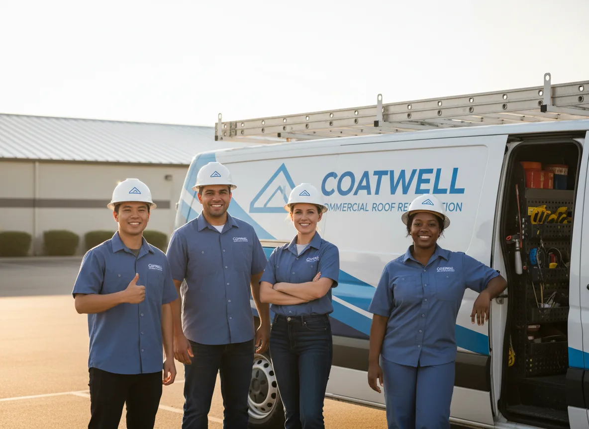 Commercial roof coating company in Big Cabin, OK